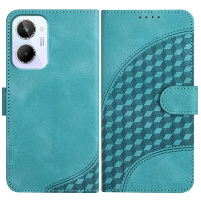 Elephant Head Embossed Phone Leather Case with Lanyard, For Realme 10 4G, For Realme C30 4G/Narzo 50i Prime/C30s, For Realme 9 Pro+, For Realme C20 / C11 2021 / C21, For Realme C12/C15/C25/C25s/7i Global/Narzo 20, For Realme 8/8 Pro                    ...