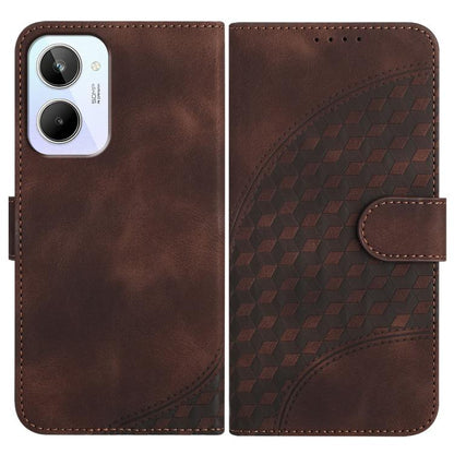 Elephant Head Embossed Phone Leather Case with Lanyard, For Realme 10 4G, For Realme C30 4G/Narzo 50i Prime/C30s, For Realme 9 Pro+, For Realme C20 / C11 2021 / C21, For Realme C12/C15/C25/C25s/7i Global/Narzo 20, For Realme 8/8 Pro                    ...
