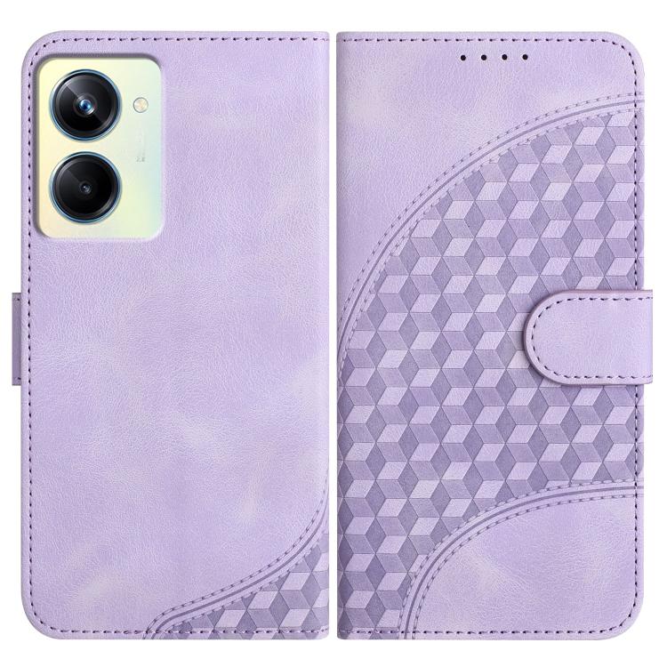 Elephant Head Embossed Phone Leather Case with Lanyard, For Realme GT 6 / GT 6T, For Realme C63 / C61 Global, For Realme 12 5G Global, For Realme 12+ 5G Global, For Realme 12 Pro 5G Global/12 Pro+ 5G Global, For Realme GT5 Pro, For Realme C53/Narzo N53...