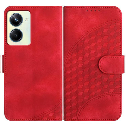 Elephant Head Embossed Phone Leather Case with Lanyard, For Realme GT 6 / GT 6T, For Realme C63 / C61 Global, For Realme 12 5G Global, For Realme 12+ 5G Global, For Realme 12 Pro 5G Global/12 Pro+ 5G Global, For Realme GT5 Pro, For Realme C53/Narzo N53...