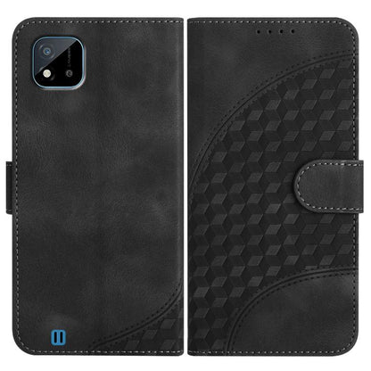 Elephant Head Embossed Phone Leather Case with Lanyard, For Realme 10 4G, For Realme C30 4G/Narzo 50i Prime/C30s, For Realme 9 Pro+, For Realme C20 / C11 2021 / C21, For Realme C12/C15/C25/C25s/7i Global/Narzo 20, For Realme 8/8 Pro                    ...