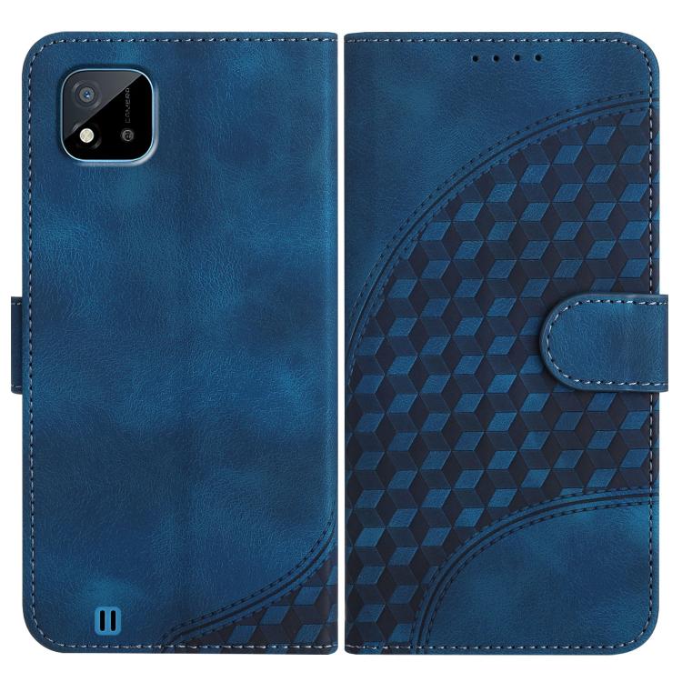 Elephant Head Embossed Phone Leather Case with Lanyard, For Realme 10 4G, For Realme C30 4G/Narzo 50i Prime/C30s, For Realme 9 Pro+, For Realme C20 / C11 2021 / C21, For Realme C12/C15/C25/C25s/7i Global/Narzo 20, For Realme 8/8 Pro                    ...