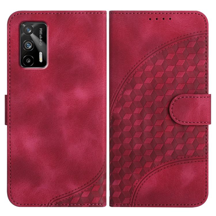 Elephant Head Embossed Phone Leather Case with Lanyard, For Realme 10 4G, For Realme C30 4G/Narzo 50i Prime/C30s, For Realme 9 Pro+, For Realme C20 / C11 2021 / C21, For Realme C12/C15/C25/C25s/7i Global/Narzo 20, For Realme 8/8 Pro                    ...