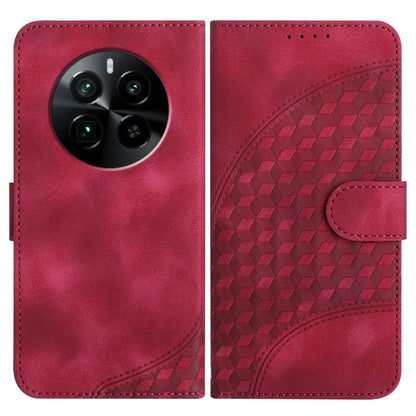 Elephant Head Embossed Phone Leather Case with Lanyard, For Realme GT 6 / GT 6T, For Realme C63 / C61 Global, For Realme 12 5G Global, For Realme 12+ 5G Global, For Realme 12 Pro 5G Global/12 Pro+ 5G Global, For Realme GT5 Pro, For Realme C53/Narzo N53...