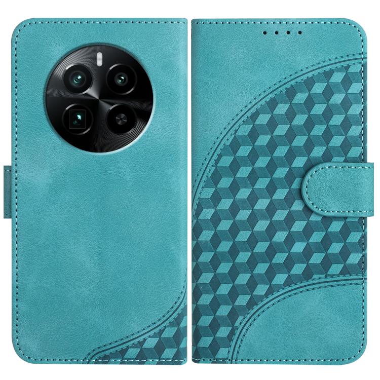 Elephant Head Embossed Phone Leather Case with Lanyard, For Realme GT 6 / GT 6T, For Realme C63 / C61 Global, For Realme 12 5G Global, For Realme 12+ 5G Global, For Realme 12 Pro 5G Global/12 Pro+ 5G Global, For Realme GT5 Pro, For Realme C53/Narzo N53...