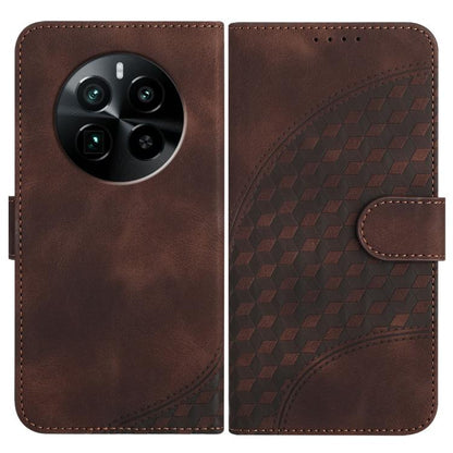 Elephant Head Embossed Phone Leather Case with Lanyard, For Realme GT 6 / GT 6T, For Realme C63 / C61 Global, For Realme 12 5G Global, For Realme 12+ 5G Global, For Realme 12 Pro 5G Global/12 Pro+ 5G Global, For Realme GT5 Pro, For Realme C53/Narzo N53...