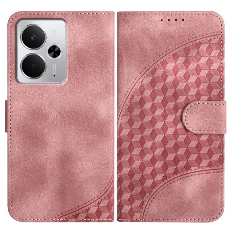 Elephant Head Embossed Phone Leather Case with Lanyard, For Realme C71 India, For Realme 15 5G / 15 Pro 5G, For Realme GT 7 India, For Realme 14 / P3 5G Global, For Realme P3 Ultra 5G, For Realme P3 Pro, For Realme 14 Pro+, For Realme 14 Pro           ...