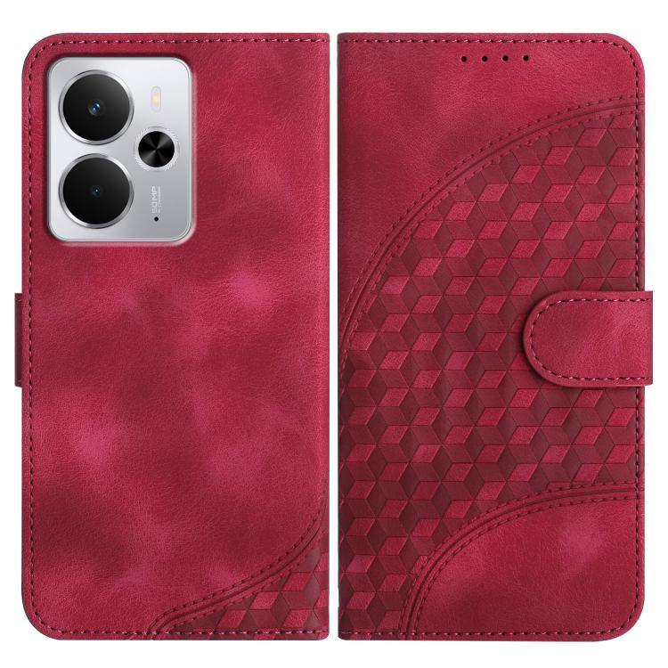 Elephant Head Embossed Phone Leather Case with Lanyard, For Realme C71 India, For Realme 15 5G / 15 Pro 5G, For Realme GT 7 India, For Realme 14 / P3 5G Global, For Realme P3 Ultra 5G, For Realme P3 Pro, For Realme 14 Pro+, For Realme 14 Pro           ...