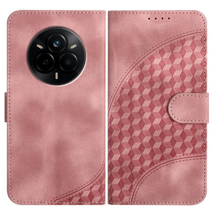 Elephant Head Embossed Phone Leather Case with Lanyard, For Realme C71 India, For Realme 15 5G / 15 Pro 5G, For Realme GT 7 India, For Realme 14 / P3 5G Global, For Realme P3 Ultra 5G, For Realme P3 Pro, For Realme 14 Pro+, For Realme 14 Pro           ...