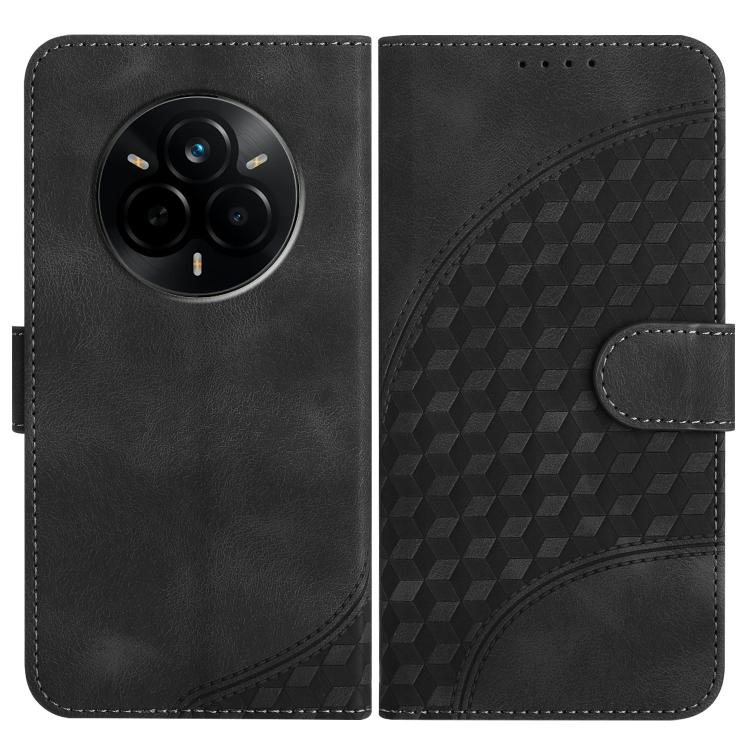 Elephant Head Embossed Phone Leather Case with Lanyard, For Realme C71 India, For Realme 15 5G / 15 Pro 5G, For Realme GT 7 India, For Realme 14 / P3 5G Global, For Realme P3 Ultra 5G, For Realme P3 Pro, For Realme 14 Pro+, For Realme 14 Pro           ...