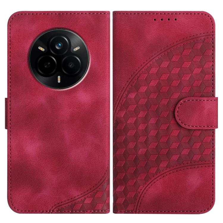 Elephant Head Embossed Phone Leather Case with Lanyard, For Realme C71 India, For Realme 15 5G / 15 Pro 5G, For Realme GT 7 India, For Realme 14 / P3 5G Global, For Realme P3 Ultra 5G, For Realme P3 Pro, For Realme 14 Pro+, For Realme 14 Pro           ...