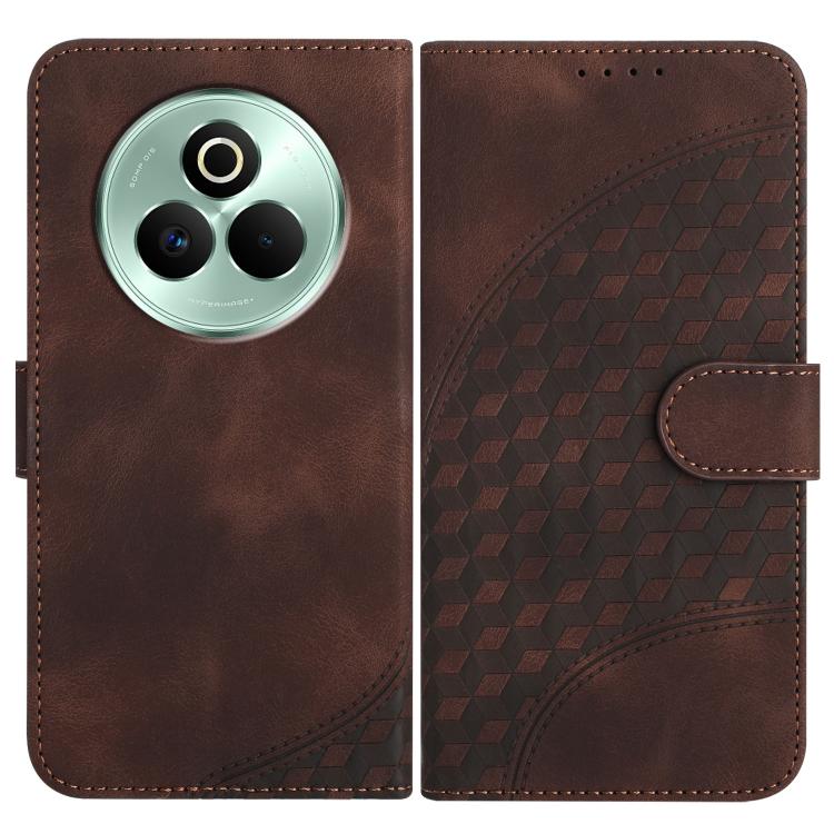 Elephant Head Embossed Phone Leather Case with Lanyard, For Realme C71 India, For Realme 15 5G / 15 Pro 5G, For Realme GT 7 India, For Realme 14 / P3 5G Global, For Realme P3 Ultra 5G, For Realme P3 Pro, For Realme 14 Pro+, For Realme 14 Pro           ...