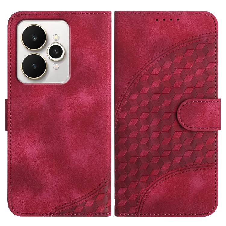 Elephant Head Embossed Phone Leather Case with Lanyard, For Realme C71 India, For Realme 15 5G / 15 Pro 5G, For Realme GT 7 India, For Realme 14 / P3 5G Global, For Realme P3 Ultra 5G, For Realme P3 Pro, For Realme 14 Pro+, For Realme 14 Pro           ...