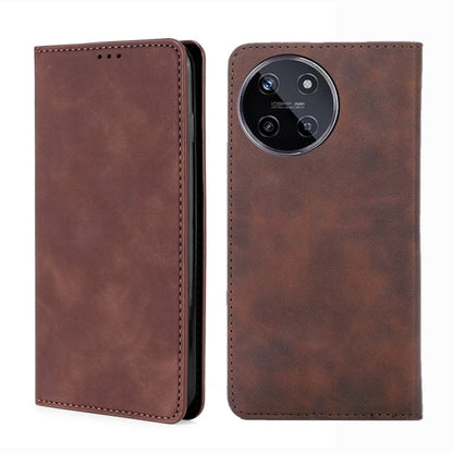 Skin Feel Magnetic Leather Phone Case, For Realme GT Neo6 SE, For Realme 12 5G, For Realme 12+ 5G, For Realme 12 Pro 5G, For Realme GT5 Pro 5G, For Realme 11 4G, For Realme GT5 / GT5 240W, For Realme C65 4G