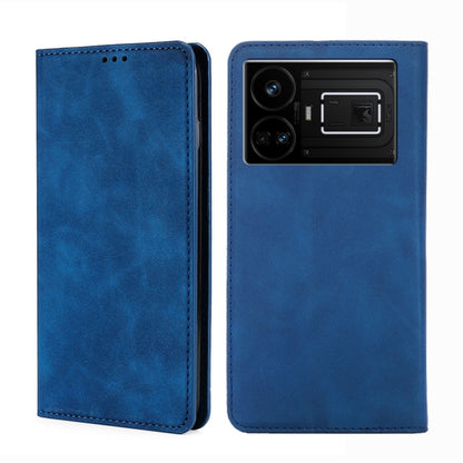 Skin Feel Magnetic Leather Phone Case, For Realme GT Neo6 SE, For Realme 12 5G, For Realme 12+ 5G, For Realme 12 Pro 5G, For Realme GT5 Pro 5G, For Realme 11 4G, For Realme GT5 / GT5 240W, For Realme C65 4G
