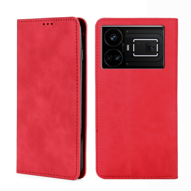 Skin Feel Magnetic Leather Phone Case, For Realme GT Neo6 SE, For Realme 12 5G, For Realme 12+ 5G, For Realme 12 Pro 5G, For Realme GT5 Pro 5G, For Realme 11 4G, For Realme GT5 / GT5 240W, For Realme C65 4G