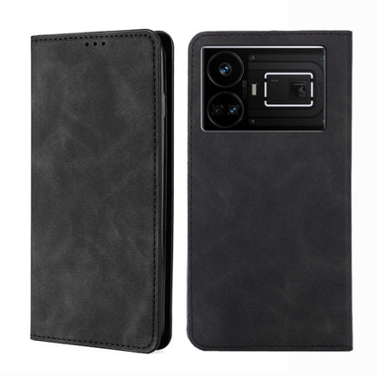 Skin Feel Magnetic Leather Phone Case, For Realme GT Neo6 SE, For Realme 12 5G, For Realme 12+ 5G, For Realme 12 Pro 5G, For Realme GT5 Pro 5G, For Realme 11 4G, For Realme GT5 / GT5 240W, For Realme C65 4G