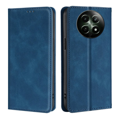 Skin Feel Magnetic Leather Phone Case, For Realme GT Neo6 SE, For Realme 12 5G, For Realme 12+ 5G, For Realme 12 Pro 5G, For Realme GT5 Pro 5G, For Realme 11 4G, For Realme GT5 / GT5 240W, For Realme C65 4G