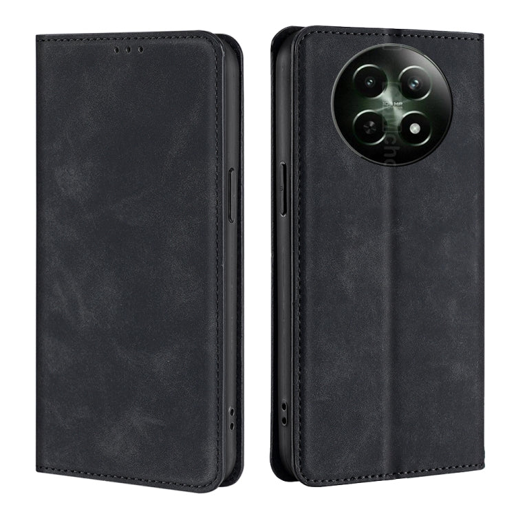 Skin Feel Magnetic Leather Phone Case, For Realme GT Neo6 SE, For Realme 12 5G, For Realme 12+ 5G, For Realme 12 Pro 5G, For Realme GT5 Pro 5G, For Realme 11 4G, For Realme GT5 / GT5 240W, For Realme C65 4G