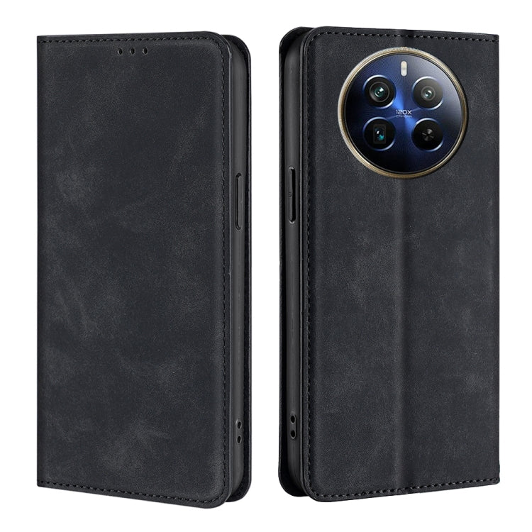 Skin Feel Magnetic Leather Phone Case, For Realme GT Neo6 SE, For Realme 12 5G, For Realme 12+ 5G, For Realme 12 Pro 5G, For Realme GT5 Pro 5G, For Realme 11 4G, For Realme GT5 / GT5 240W, For Realme C65 4G