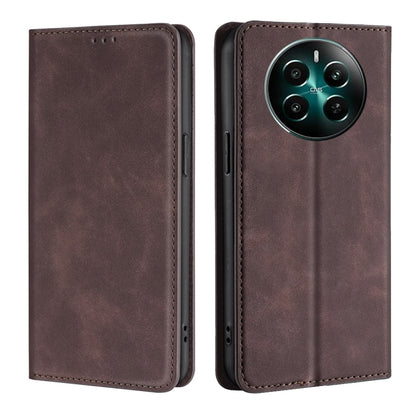 Skin Feel Magnetic Leather Phone Case, For Realme GT Neo6 SE, For Realme 12 5G, For Realme 12+ 5G, For Realme 12 Pro 5G, For Realme GT5 Pro 5G, For Realme 11 4G, For Realme GT5 / GT5 240W, For Realme C65 4G