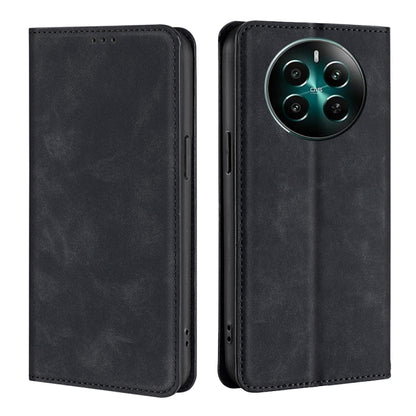 Skin Feel Magnetic Leather Phone Case, For Realme GT Neo6 SE, For Realme 12 5G, For Realme 12+ 5G, For Realme 12 Pro 5G, For Realme GT5 Pro 5G, For Realme 11 4G, For Realme GT5 / GT5 240W, For Realme C65 4G