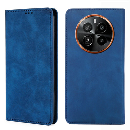 Skin Feel Magnetic Leather Phone Case, For Realme GT Neo6 SE, For Realme 12 5G, For Realme 12+ 5G, For Realme 12 Pro 5G, For Realme GT5 Pro 5G, For Realme 11 4G, For Realme GT5 / GT5 240W, For Realme C65 4G