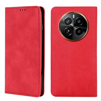 Skin Feel Magnetic Leather Phone Case, For Realme GT Neo6 SE, For Realme 12 5G, For Realme 12+ 5G, For Realme 12 Pro 5G, For Realme GT5 Pro 5G, For Realme 11 4G, For Realme GT5 / GT5 240W, For Realme C65 4G