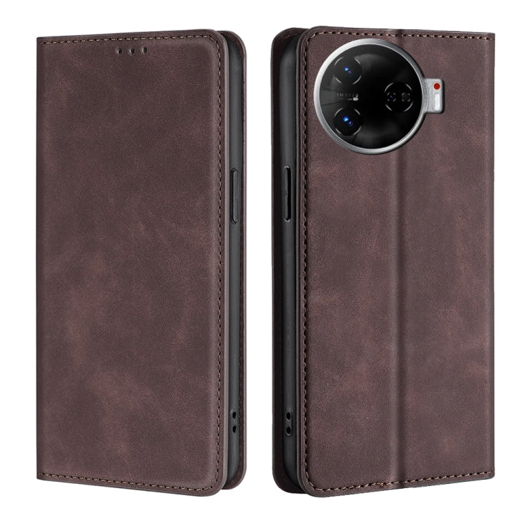 Skin Feel Magnetic Leather Phone Case, For Tecno Pova Curve 2 5G, For Tecno Camon 50 Pro 4G, For Tecno Camon 50 4G, For Tecno Pova 7 5G, For Tecno Camon 40 Premier 5G, For Tecno Spark 30 4G, For Tecno Pova 6 Neo 5G, For Tecno Spark 30C 4G              ...