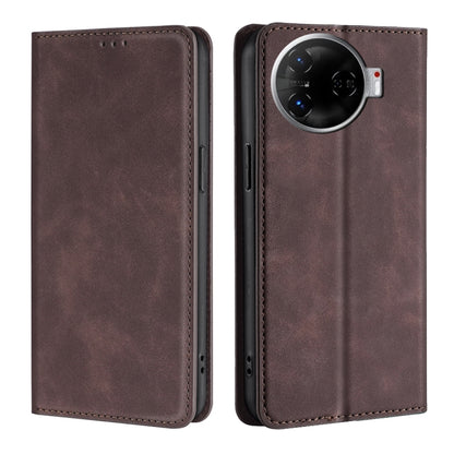 Skin Feel Magnetic Leather Phone Case, For Tecno Pova Curve 2 5G, For Tecno Camon 50 Pro 4G, For Tecno Camon 50 4G, For Tecno Pova 7 5G, For Tecno Camon 40 Premier 5G, For Tecno Spark 30 4G, For Tecno Pova 6 Neo 5G, For Tecno Spark 30C 4G              ...