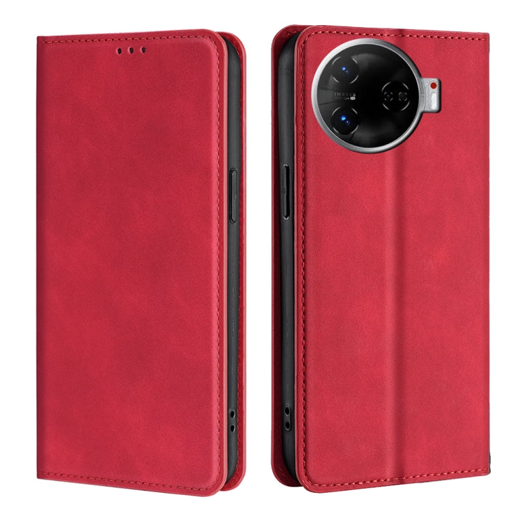 Skin Feel Magnetic Leather Phone Case, For Tecno Pova Curve 2 5G, For Tecno Camon 50 Pro 4G, For Tecno Camon 50 4G, For Tecno Pova 7 5G, For Tecno Camon 40 Premier 5G, For Tecno Spark 30 4G, For Tecno Pova 6 Neo 5G, For Tecno Spark 30C 4G              ...
