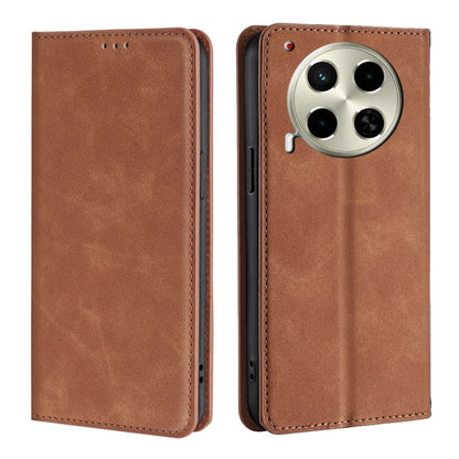 Skin Feel Magnetic Leather Phone Case, For Tecno Pova Curve 2 5G, For Tecno Camon 50 Pro 4G, For Tecno Camon 50 4G, For Tecno Pova 7 5G, For Tecno Camon 40 Premier 5G, For Tecno Spark 30 4G, For Tecno Pova 6 Neo 5G, For Tecno Spark 30C 4G              ...