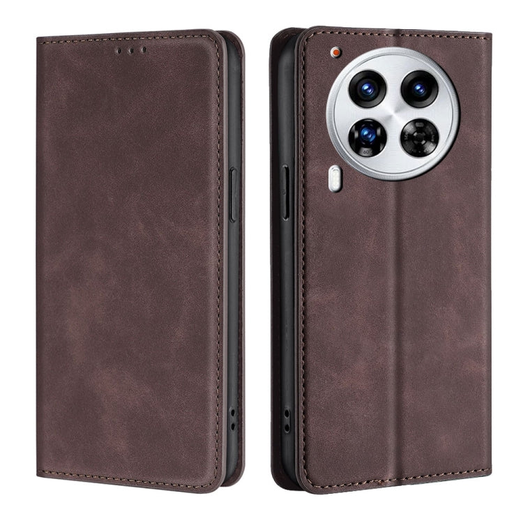 Skin Feel Magnetic Leather Phone Case, For Tecno Pova Curve 2 5G, For Tecno Camon 50 Pro 4G, For Tecno Camon 50 4G, For Tecno Pova 7 5G, For Tecno Camon 40 Premier 5G, For Tecno Spark 30 4G, For Tecno Pova 6 Neo 5G, For Tecno Spark 30C 4G              ...