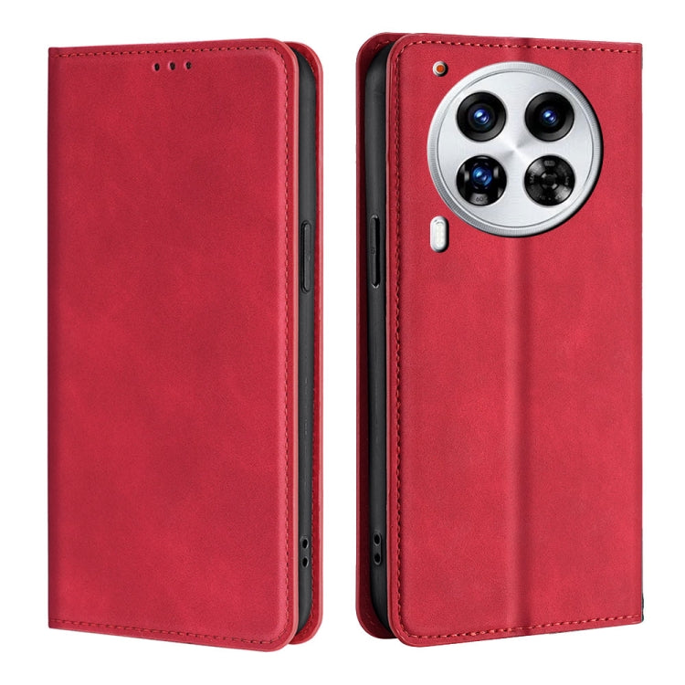 Skin Feel Magnetic Leather Phone Case, For Tecno Pova Curve 2 5G, For Tecno Camon 50 Pro 4G, For Tecno Camon 50 4G, For Tecno Pova 7 5G, For Tecno Camon 40 Premier 5G, For Tecno Spark 30 4G, For Tecno Pova 6 Neo 5G, For Tecno Spark 30C 4G              ...