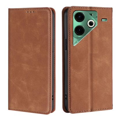 Skin Feel Magnetic Leather Phone Case, For Tecno Pova Curve 2 5G, For Tecno Camon 50 Pro 4G, For Tecno Camon 50 4G, For Tecno Pova 7 5G, For Tecno Camon 40 Premier 5G, For Tecno Spark 30 4G, For Tecno Pova 6 Neo 5G, For Tecno Spark 30C 4G              ...