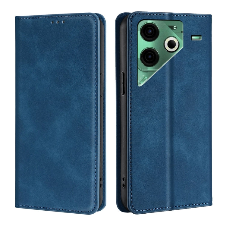 Skin Feel Magnetic Leather Phone Case, For Tecno Pova Curve 2 5G, For Tecno Camon 50 Pro 4G, For Tecno Camon 50 4G, For Tecno Pova 7 5G, For Tecno Camon 40 Premier 5G, For Tecno Spark 30 4G, For Tecno Pova 6 Neo 5G, For Tecno Spark 30C 4G              ...