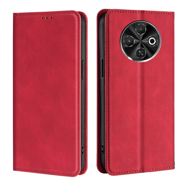 Skin Feel Magnetic Leather Phone Case, For Tecno Pova Curve 2 5G, For Tecno Camon 50 Pro 4G, For Tecno Camon 50 4G, For Tecno Pova 7 5G, For Tecno Camon 40 Premier 5G, For Tecno Spark 30 4G, For Tecno Pova 6 Neo 5G, For Tecno Spark 30C 4G              ...