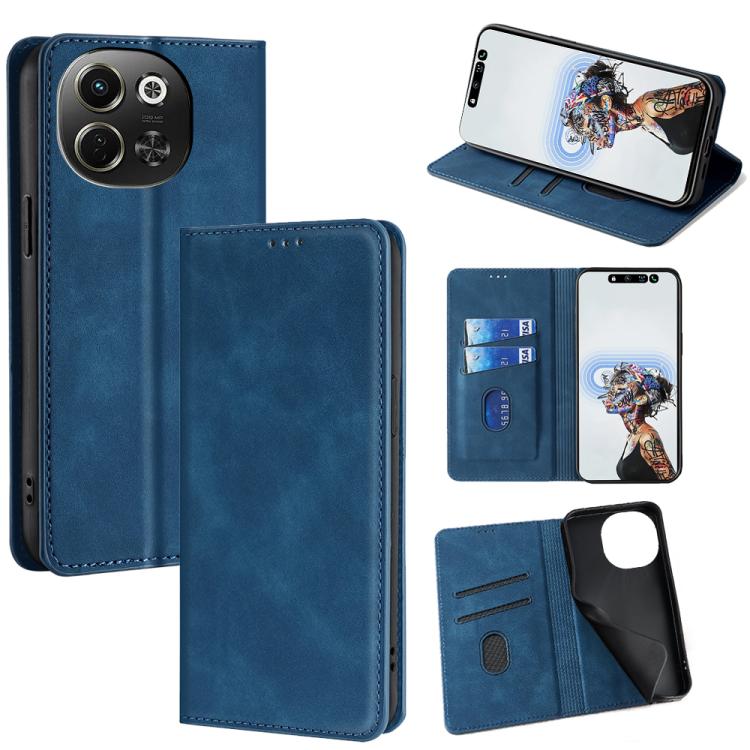Skin Feel Magnetic Leather Phone Case, For Tecno Pova Curve 2 5G, For Tecno Camon 50 Pro 4G, For Tecno Camon 50 4G, For Tecno Pova 7 5G, For Tecno Camon 40 Premier 5G, For Tecno Spark 30 4G, For Tecno Pova 6 Neo 5G, For Tecno Spark 30C 4G              ...