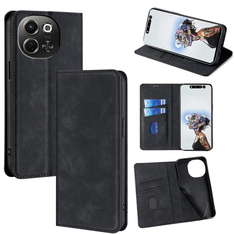 Skin Feel Magnetic Leather Phone Case, For Tecno Pova Curve 2 5G, For Tecno Camon 50 Pro 4G, For Tecno Camon 50 4G, For Tecno Pova 7 5G, For Tecno Camon 40 Premier 5G, For Tecno Spark 30 4G, For Tecno Pova 6 Neo 5G, For Tecno Spark 30C 4G              ...