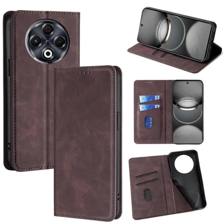 Skin Feel Magnetic Leather Phone Case, For Tecno Pova Curve 2 5G, For Tecno Camon 50 Pro 4G, For Tecno Camon 50 4G, For Tecno Pova 7 5G, For Tecno Camon 40 Premier 5G, For Tecno Spark 30 4G, For Tecno Pova 6 Neo 5G, For Tecno Spark 30C 4G              ...