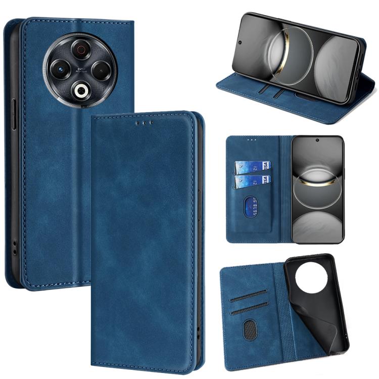 Skin Feel Magnetic Leather Phone Case, For Tecno Pova Curve 2 5G, For Tecno Camon 50 Pro 4G, For Tecno Camon 50 4G, For Tecno Pova 7 5G, For Tecno Camon 40 Premier 5G, For Tecno Spark 30 4G, For Tecno Pova 6 Neo 5G, For Tecno Spark 30C 4G              ...