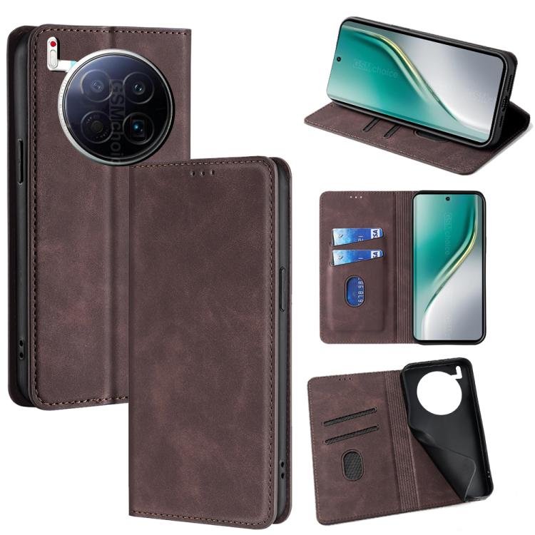 Skin Feel Magnetic Leather Phone Case, For Tecno Pova Curve 2 5G, For Tecno Camon 50 Pro 4G, For Tecno Camon 50 4G, For Tecno Pova 7 5G, For Tecno Camon 40 Premier 5G, For Tecno Spark 30 4G, For Tecno Pova 6 Neo 5G, For Tecno Spark 30C 4G              ...