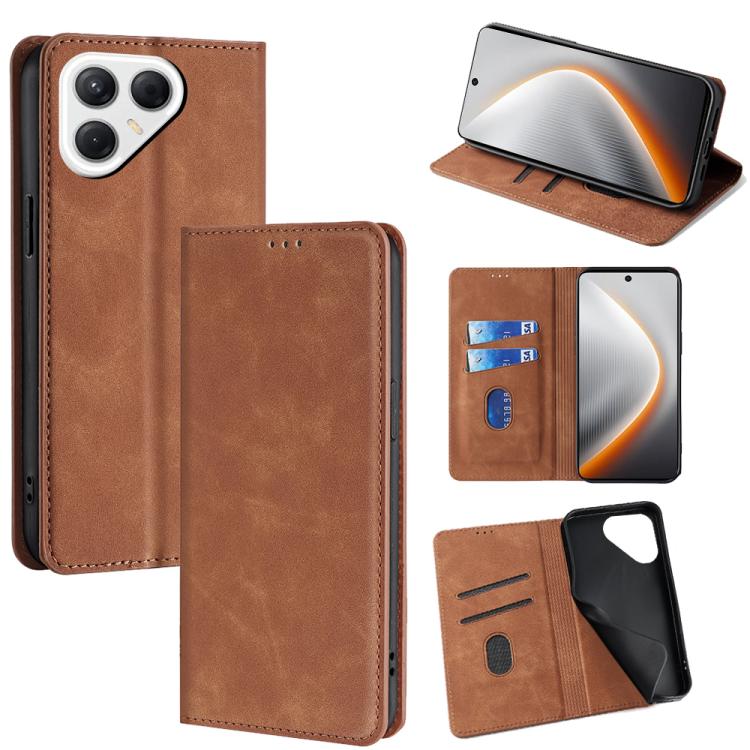 Skin Feel Magnetic Leather Phone Case, For Tecno Pova Curve 2 5G, For Tecno Camon 50 Pro 4G, For Tecno Camon 50 4G, For Tecno Pova 7 5G, For Tecno Camon 40 Premier 5G, For Tecno Spark 30 4G, For Tecno Pova 6 Neo 5G, For Tecno Spark 30C 4G              ...