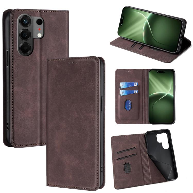 Skin Feel Magnetic Leather Phone Case, For Tecno Pova Curve 2 5G, For Tecno Camon 50 Pro 4G, For Tecno Camon 50 4G, For Tecno Pova 7 5G, For Tecno Camon 40 Premier 5G, For Tecno Spark 30 4G, For Tecno Pova 6 Neo 5G, For Tecno Spark 30C 4G              ...