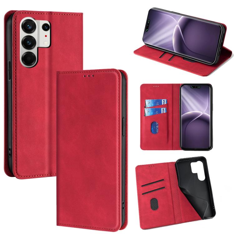 Skin Feel Magnetic Leather Phone Case, For Tecno Pova Curve 2 5G, For Tecno Camon 50 Pro 4G, For Tecno Camon 50 4G, For Tecno Pova 7 5G, For Tecno Camon 40 Premier 5G, For Tecno Spark 30 4G, For Tecno Pova 6 Neo 5G, For Tecno Spark 30C 4G              ...