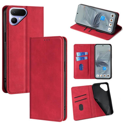 Skin Feel Magnetic Leather Phone Case, For Tecno Pova Curve 2 5G, For Tecno Camon 50 Pro 4G, For Tecno Camon 50 4G, For Tecno Pova 7 5G, For Tecno Camon 40 Premier 5G, For Tecno Spark 30 4G, For Tecno Pova 6 Neo 5G, For Tecno Spark 30C 4G              ...