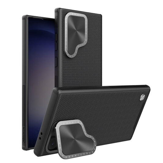 NILLKIN Textured Prop Camera Cover Holder Design Nylon Phone Case, For Samsung Galaxy S24 Ultra 5G