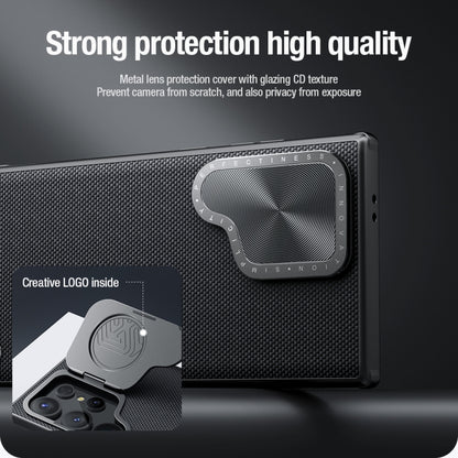 NILLKIN Textured Prop Camera Cover Holder Design Nylon Phone Case, For Samsung Galaxy S24 Ultra 5G