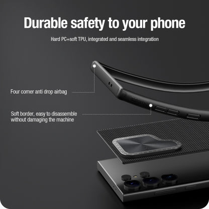 NILLKIN Textured Prop Camera Cover Holder Design Nylon Phone Case, For Samsung Galaxy S24 Ultra 5G