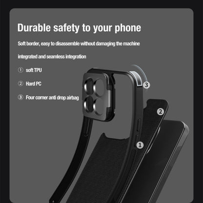 NILLKIN Textured Prop Lens Protection Holder Nylon Precise Hole Phone Case, For Xiaomi 14 Pro
